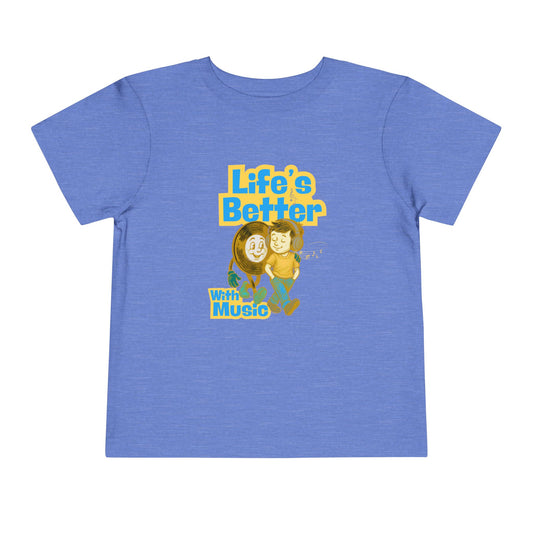 Life's Better - Unisex Toddler/Kid - Front  Print on Light & Dark Tees 👕