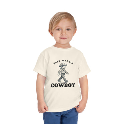 Keep Walkin Cowboy - Unisex Toddler/Kid - Front Print on Light & Dark Tees👕
