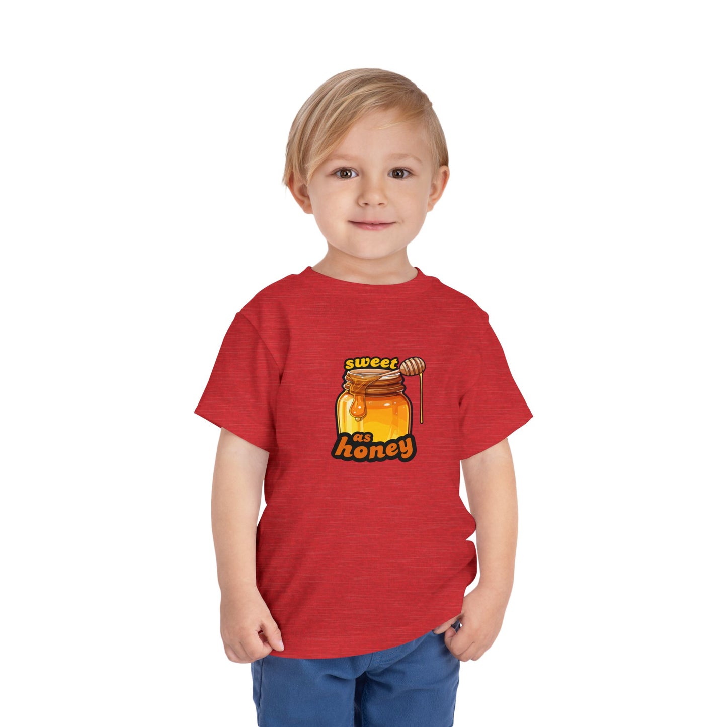 Sweet As Honey - Unisex Toddler/Kid - Front Print on Light & Dark Tees👕