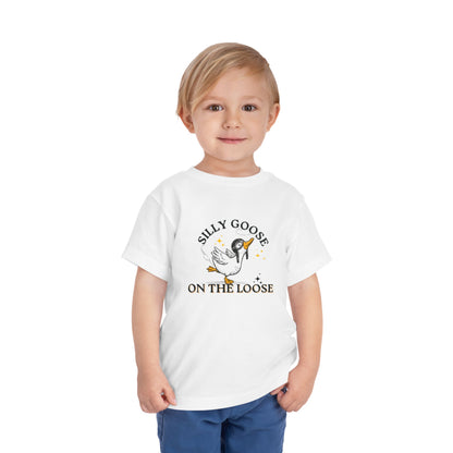 Silly Goose - Unisex Toddler/Kid - Front Print on Light & Dark Tees 👕