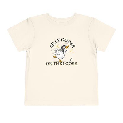 Silly Goose - Unisex Toddler/Kid - Front Print on Light & Dark Tees 👕