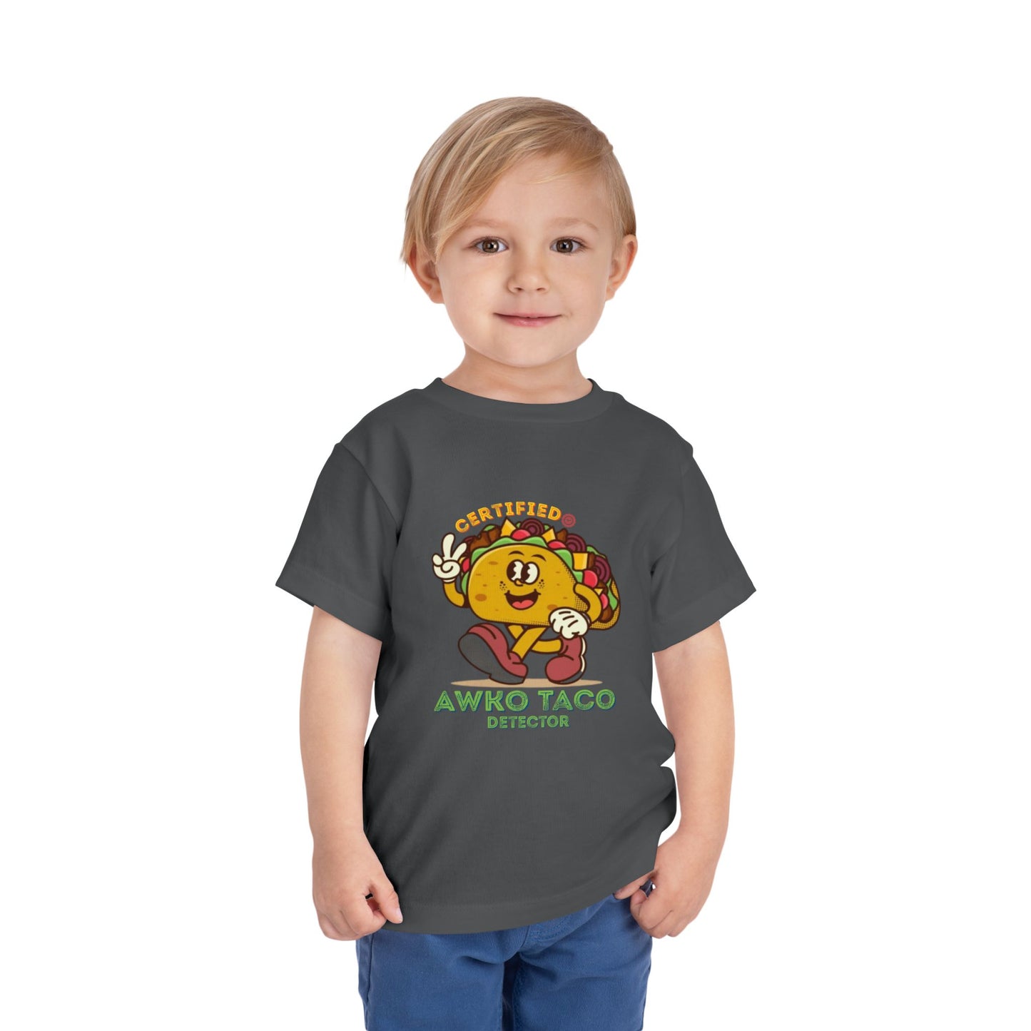 Awko Taco - Unisex Toddler/Kid - Front Print on Light & Dark Tees 👕