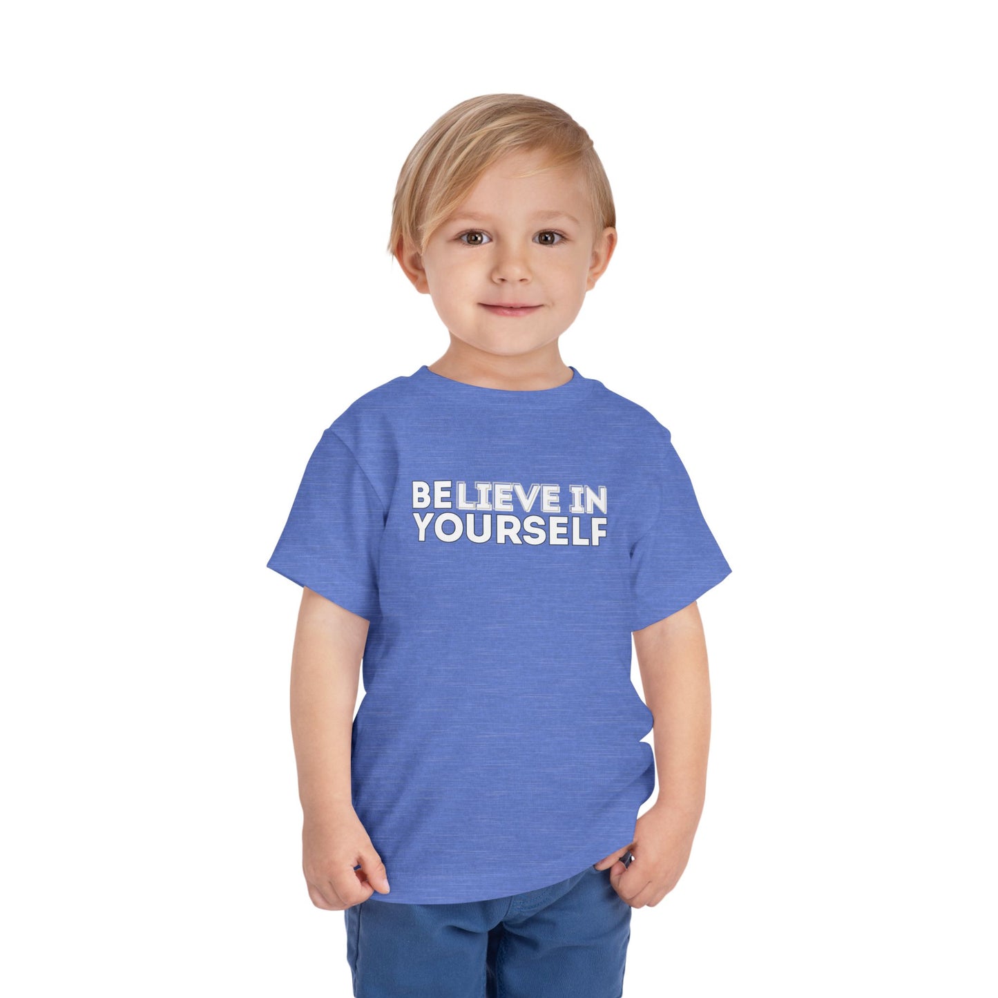 Believe In Yourself - Unisex Toddler/Kid - Front Print on Light & Dark Tees👕