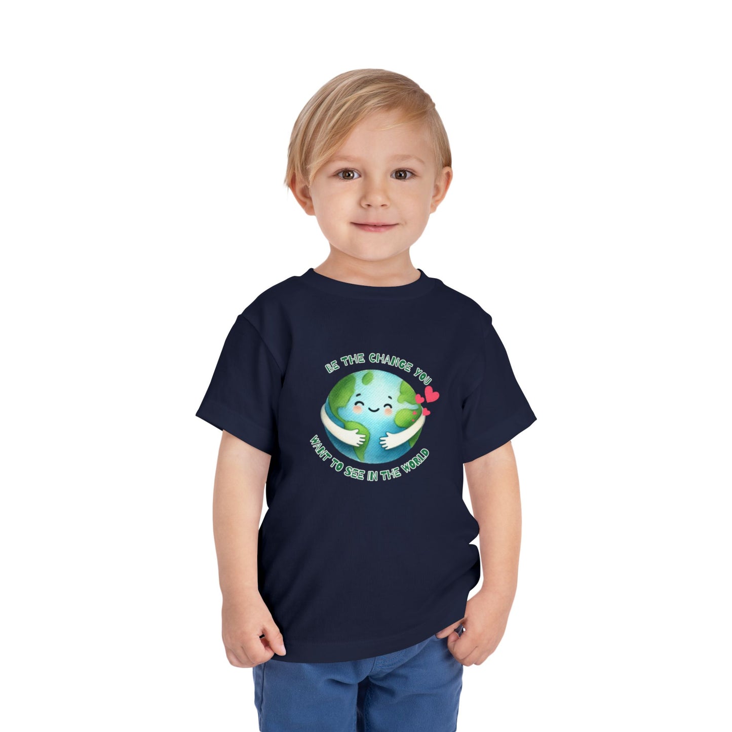 Be The Change - Unisex Toddler/Kid - Front Print on Light & Dark Tees👕