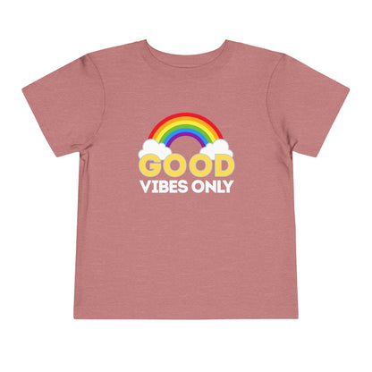 Good Vibes - Unisex Toddler/Kid - Front Print on Light & Dark Tees👕
