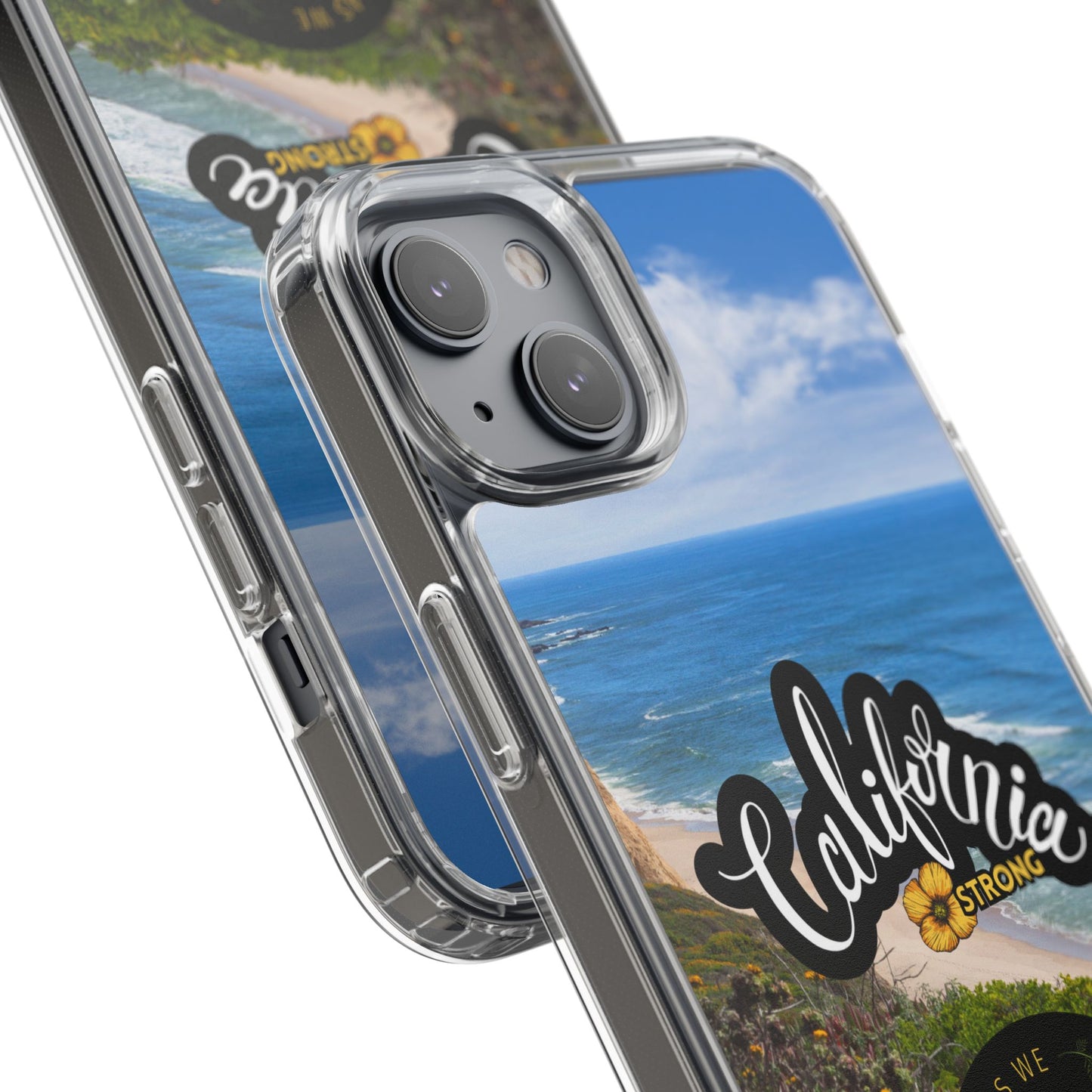 Rebuild California  - Phone Case - Clear Cases with Sunset Design📱