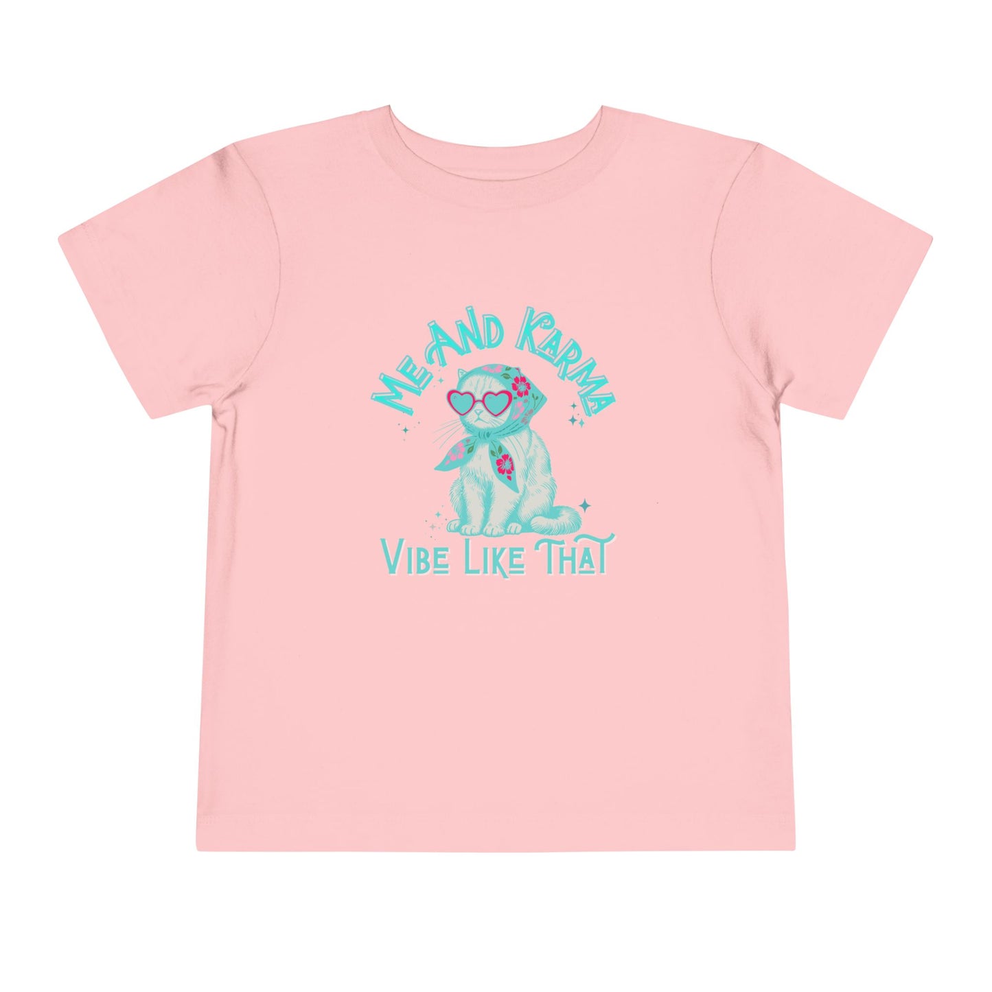 Karma Vibe - Toddler Unisex - Front Print on Light & Dark Tees👕