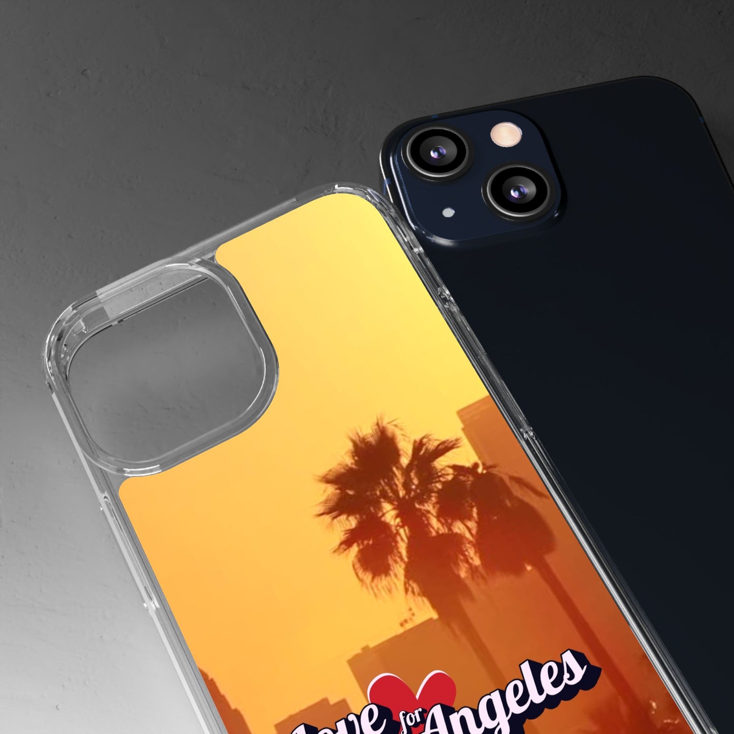 Love 4 Los Angeles  - Phone Case - Clear Cases with Sunset Design📱