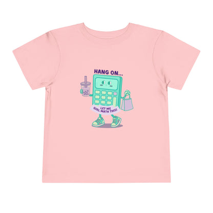 Girl Math - Unisex Toddler/Kid - Front Print on Light & Dark Tees 👕