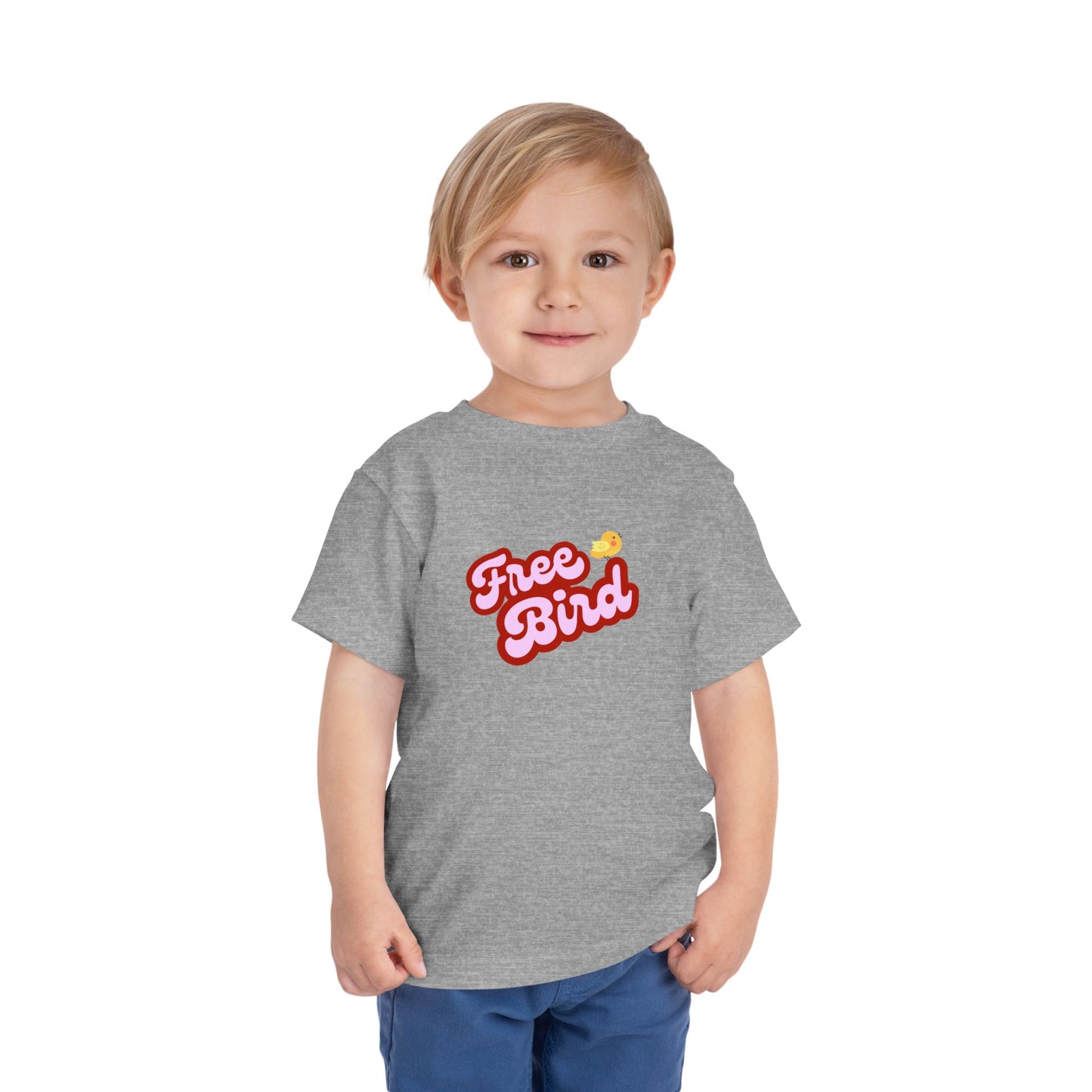 Free Bird - Unisex Toddler/Kid - Front Print on Light & Dark Tees👕