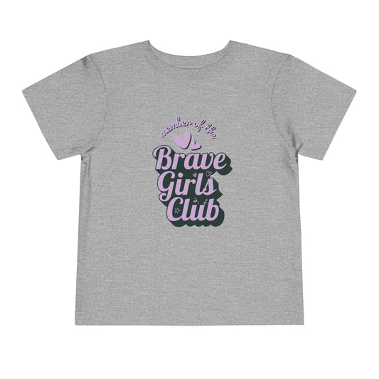 Brave Girls Club - Unisex Toddler/Kid - Front  Print on Light & Dark Tees 👕