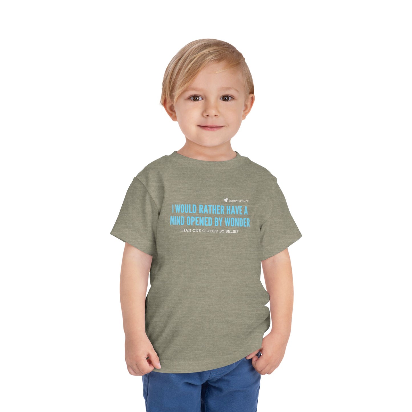 Mind Opened By Wonder - Unisex Toddler/Kid - Front Print on Light & Dark Tees👕