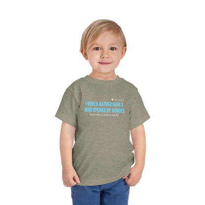 Mind Opened By Wonder - Unisex Toddler/Kid - Front Print on Light & Dark Tees👕