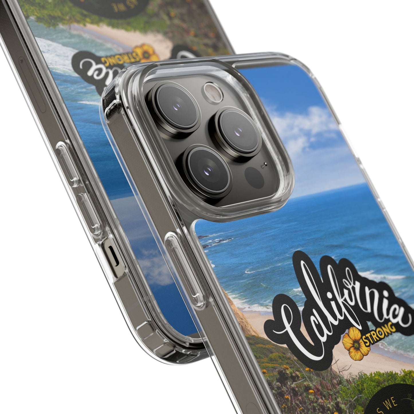 Rebuild California  - Phone Case - Clear Cases with Sunset Design📱