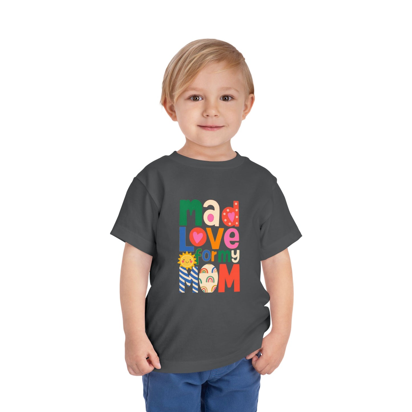 Mad Mom Love - Unisex Toddler/Kid - Front  Print on Light & Dark Tees 👕