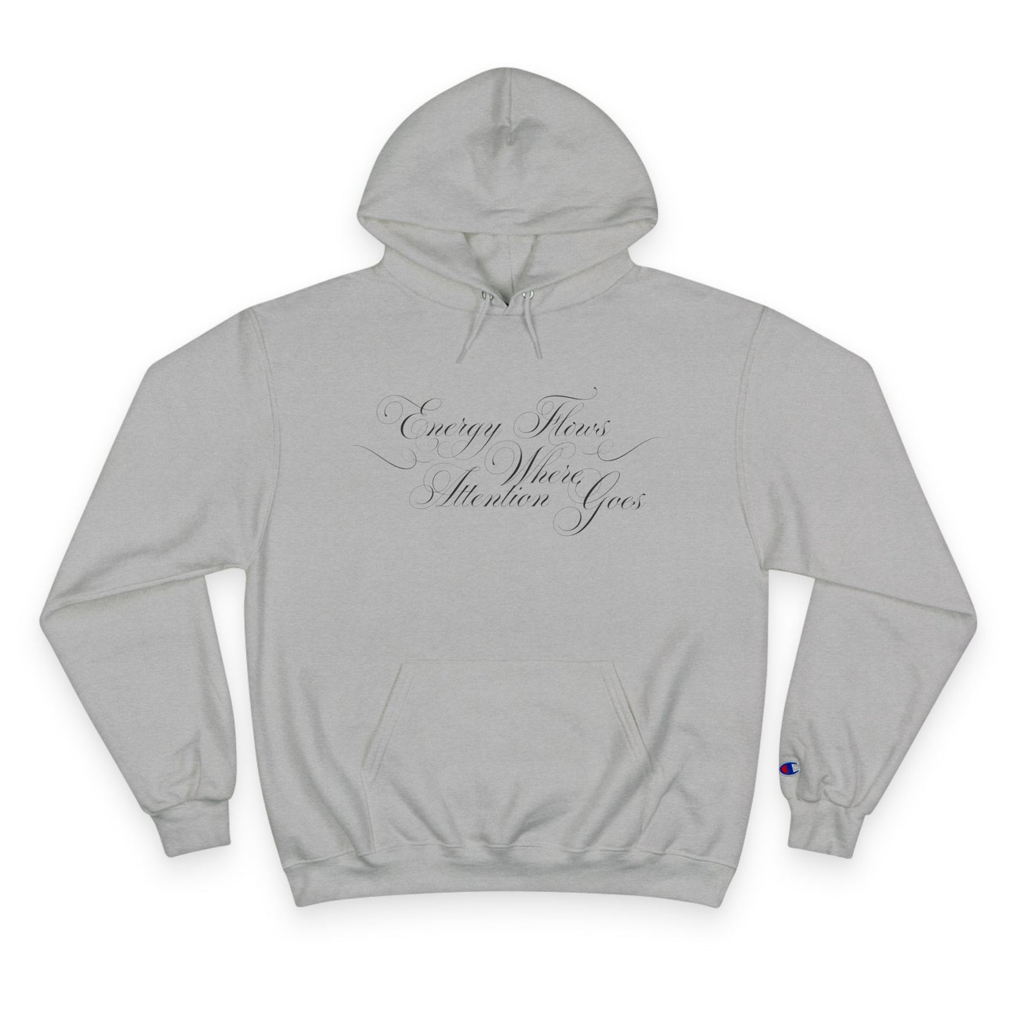 Energy Flows Where Attention Goes - Unisex - Hooded Sweatshirt🦘