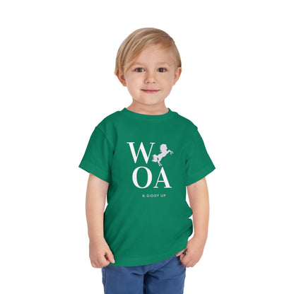 WHOA - Unisex Toddler/Kid - Front Print on Light & Dark Tees👕