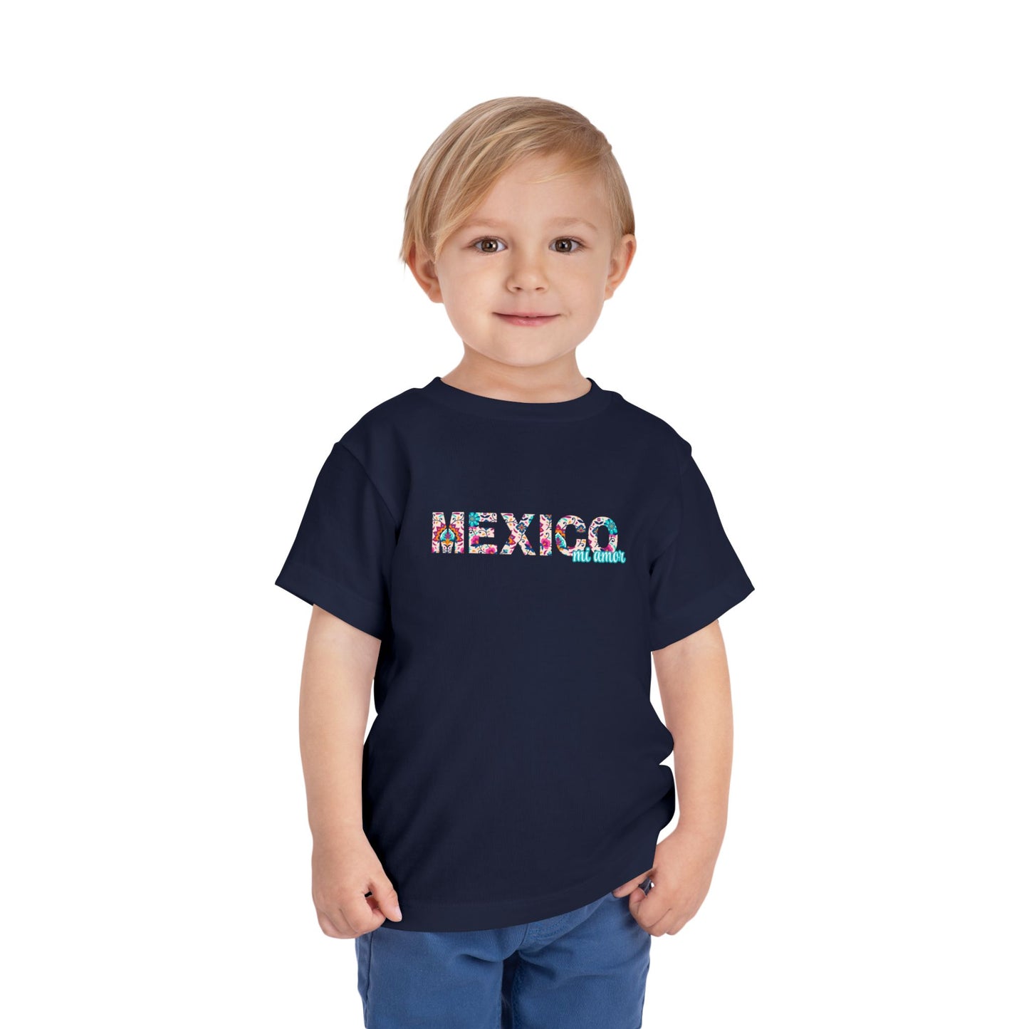 México Mi Amor - Unisex Toddler/Kid - Front Print on Light & Dark Tees👕