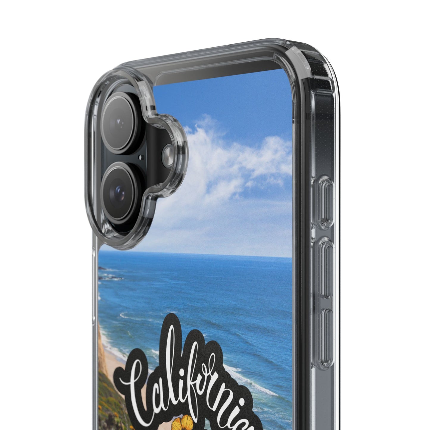 Rebuild California  - Phone Case - Clear Cases with Sunset Design📱