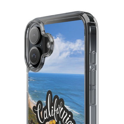 Rebuild California  - Phone Case - Clear Cases with Sunset Design📱