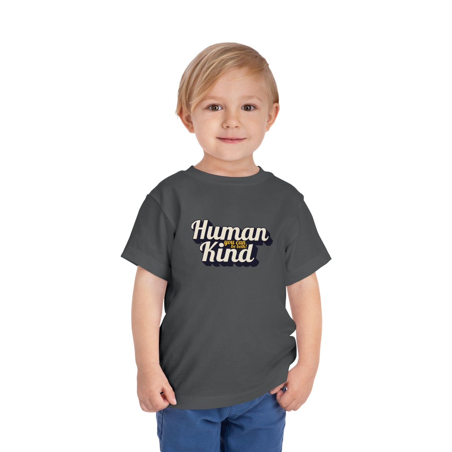 Human Kind - Unisex Toddler/Kid - Front Print on Light & Dark Tees👕