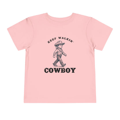 Keep Walkin Cowboy - Unisex Toddler/Kid - Front Print on Light & Dark Tees👕
