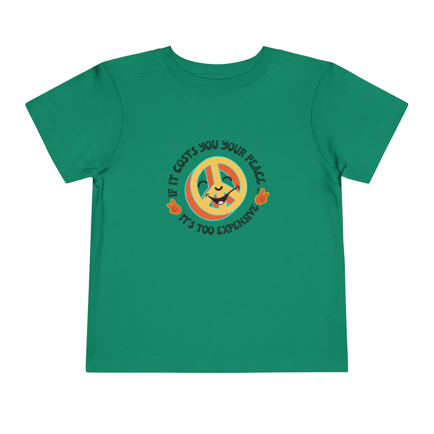 Too Expensive - Unisex Toddler/Kid - Front  Print on Light & Dark Tees 👕