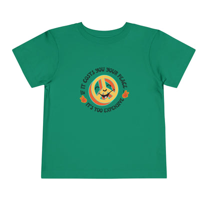 Too Expensive - Unisex Toddler/Kid - Front  Print on Light & Dark Tees 👕
