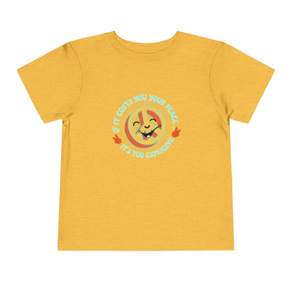 Too Expensive - Unisex Toddler/Kid - Front  Print on Light & Dark Tees 👕