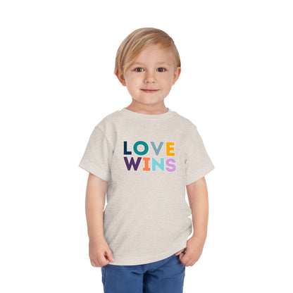 Love Wins - Unisex Toddler/Kid - Front Print on Light & Dark Tees👕
