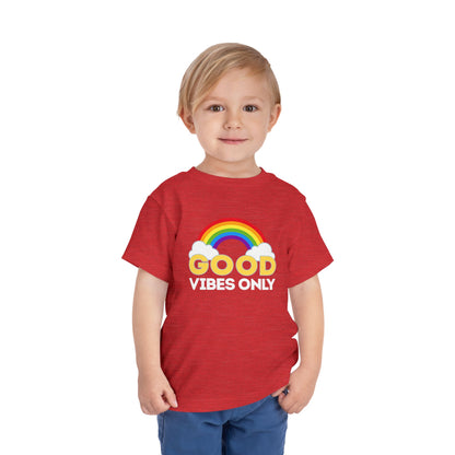 Good Vibes - Unisex Toddler/Kid - Front Print on Light & Dark Tees👕
