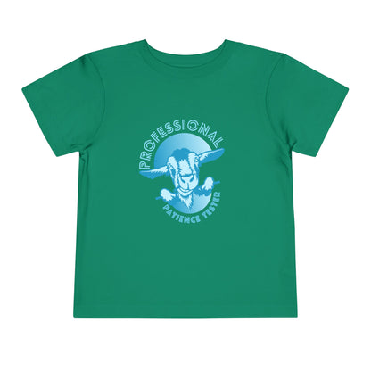 Patience Tester - Toddler Unisex - Front Print on Light & Dark Tees👕