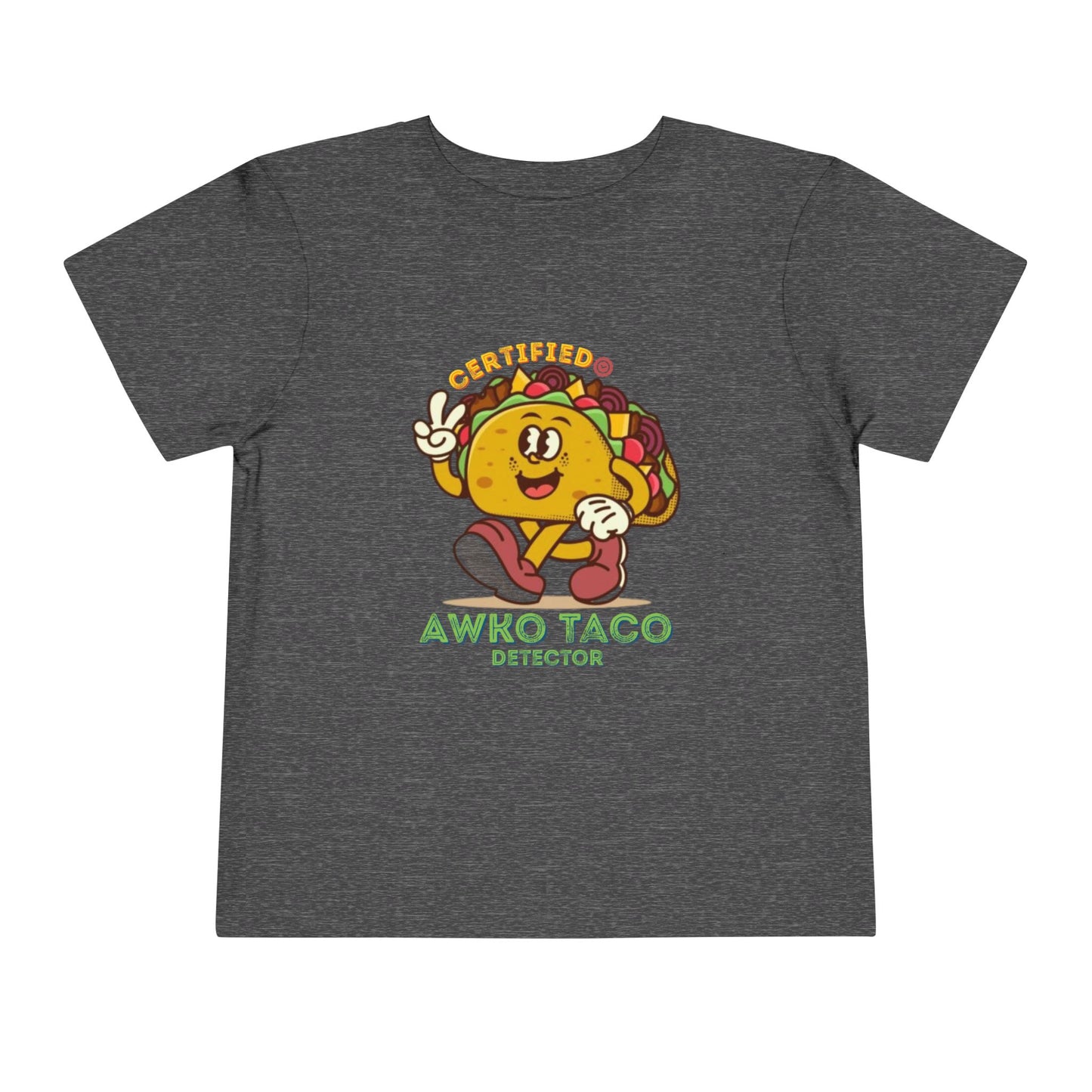 Awko Taco - Unisex Toddler/Kid - Front Print on Light & Dark Tees 👕