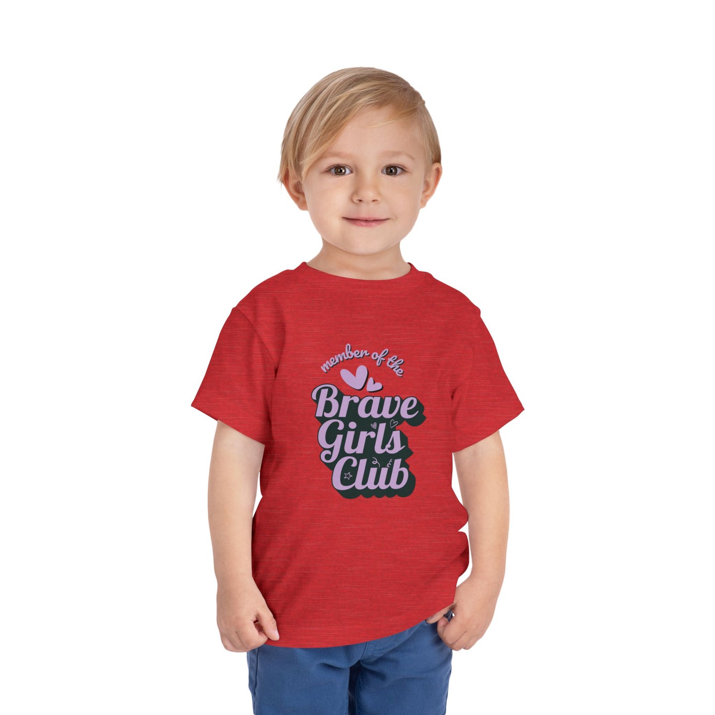 Brave Girls Club - Unisex Toddler/Kid - Front  Print on Light & Dark Tees 👕