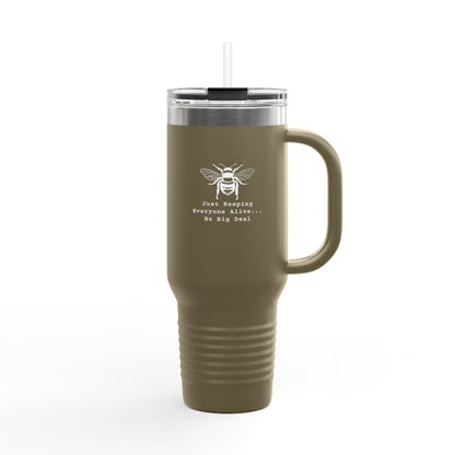 Queen Keeping Everyone Alive - Insulated Travel Mug