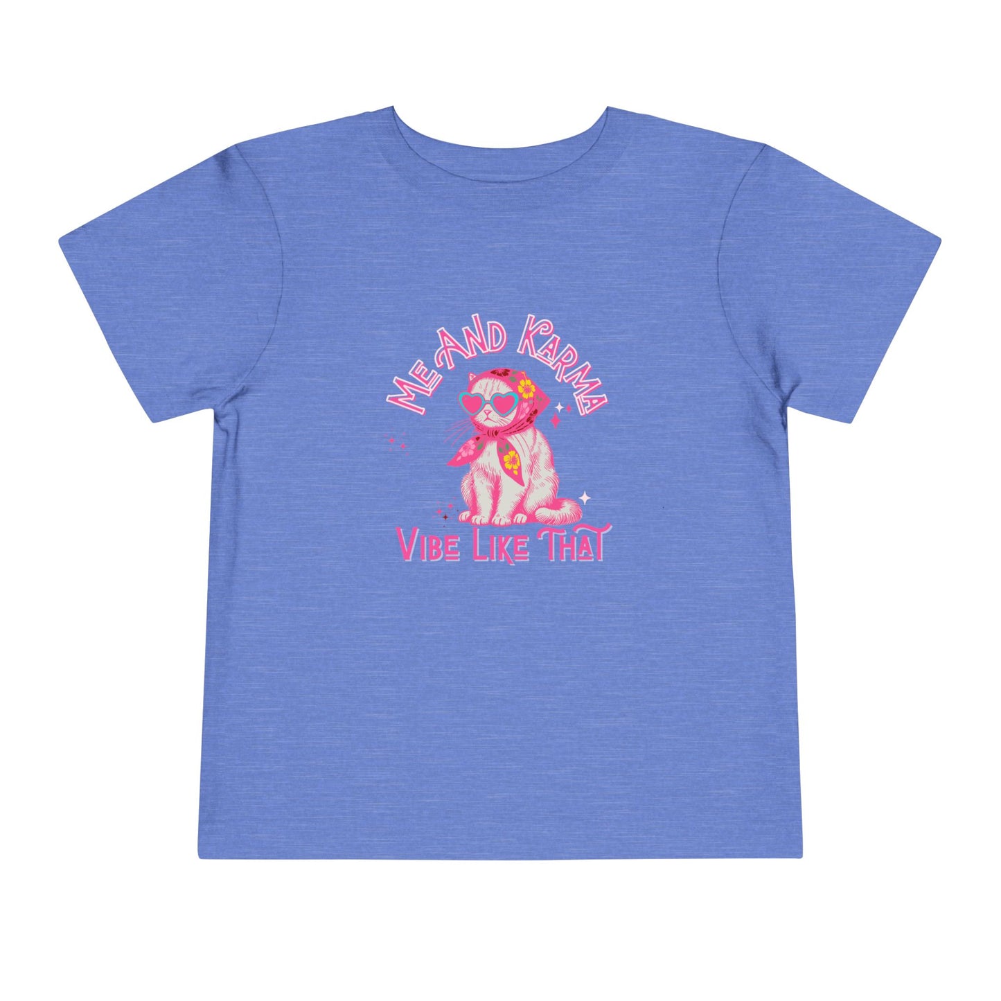 Karma Vibe - Toddler Unisex - Front Print on Light & Dark Tees👕