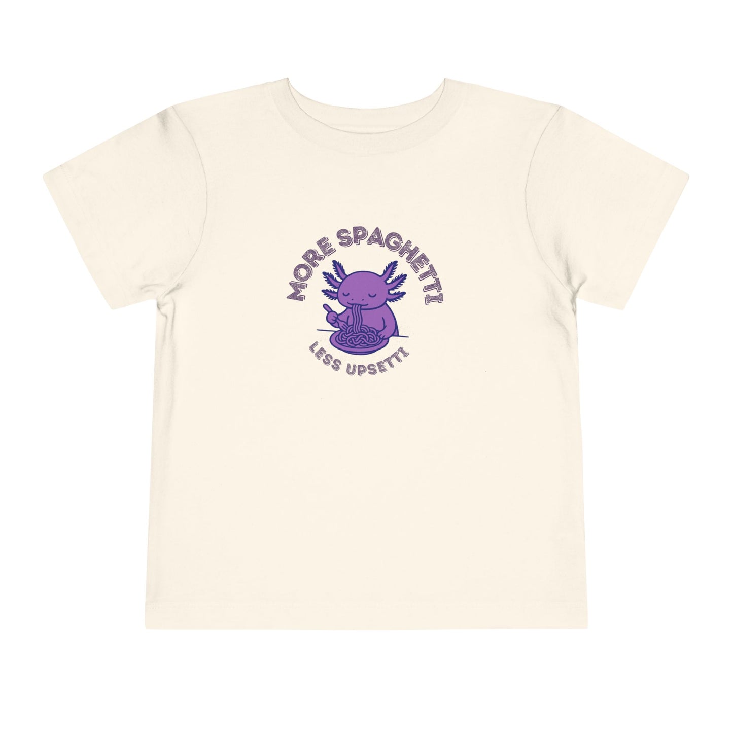 More Spaghetti - Unisex Toddler/Kid - Front Print on Light & Dark Tees👕