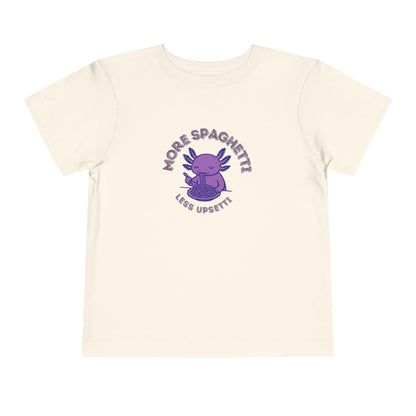 More Spaghetti - Unisex Toddler/Kid - Front Print on Light & Dark Tees👕