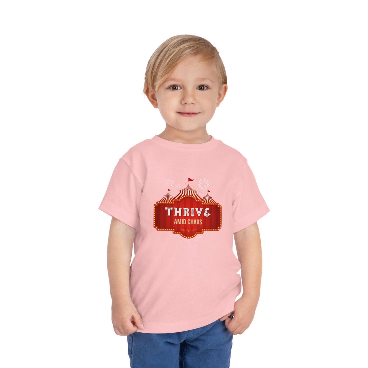 Thrive Amid Chaos - Unisex Toddler/Kid - Front  Print on Light & Dark Tees 👕