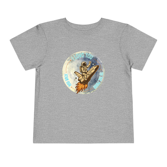 To The Moon - Unisex Toddler/Kid - Front  Print on Light & Dark Tees 👕
