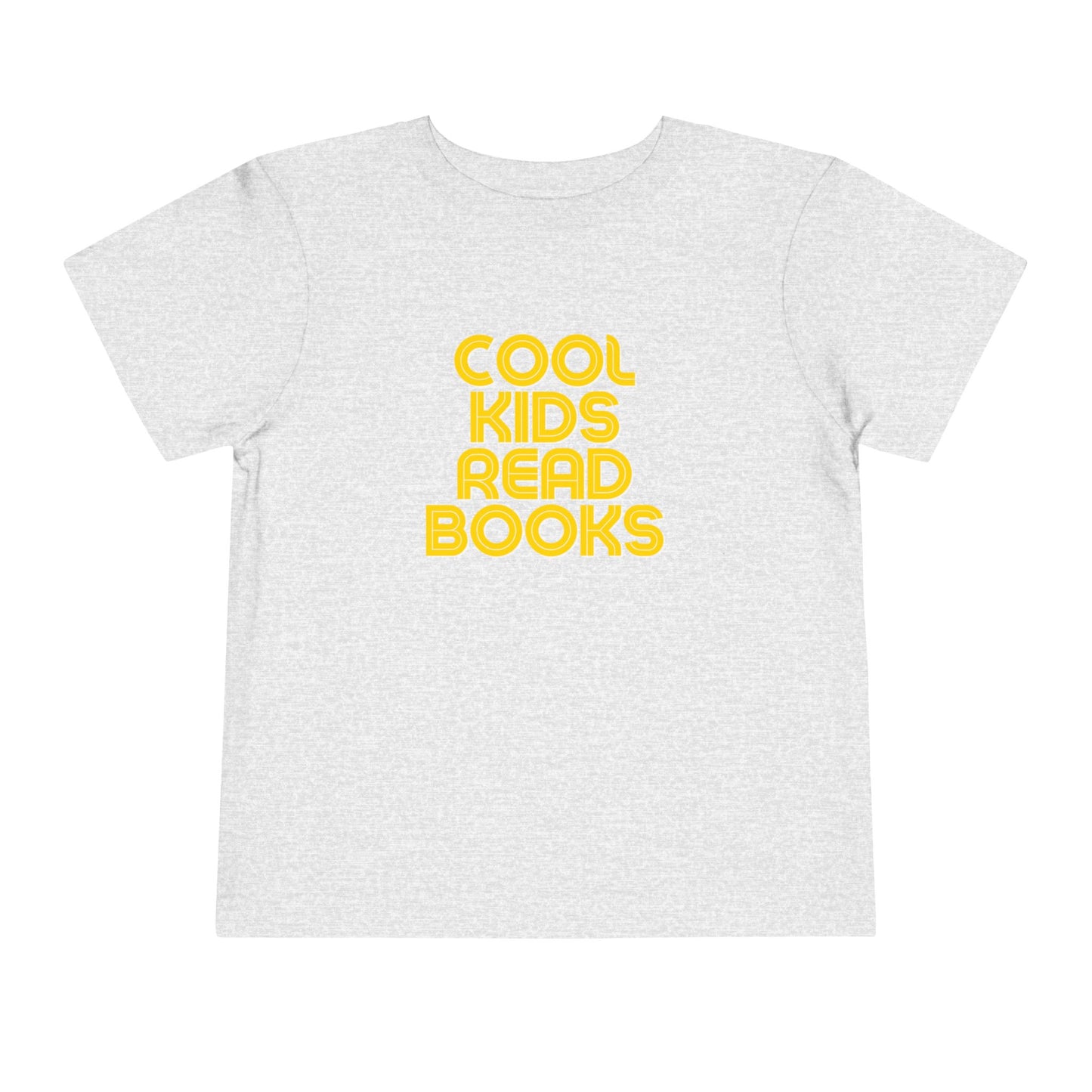 Cool Kids Read Books - Unisex Toddler/Kid - Front Print on Light & Dark Tees👕