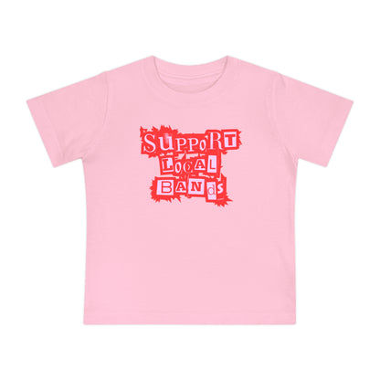 Rustic Support Local Bands - Unisex Baby/Toddler - on Light & Dark Tees👕