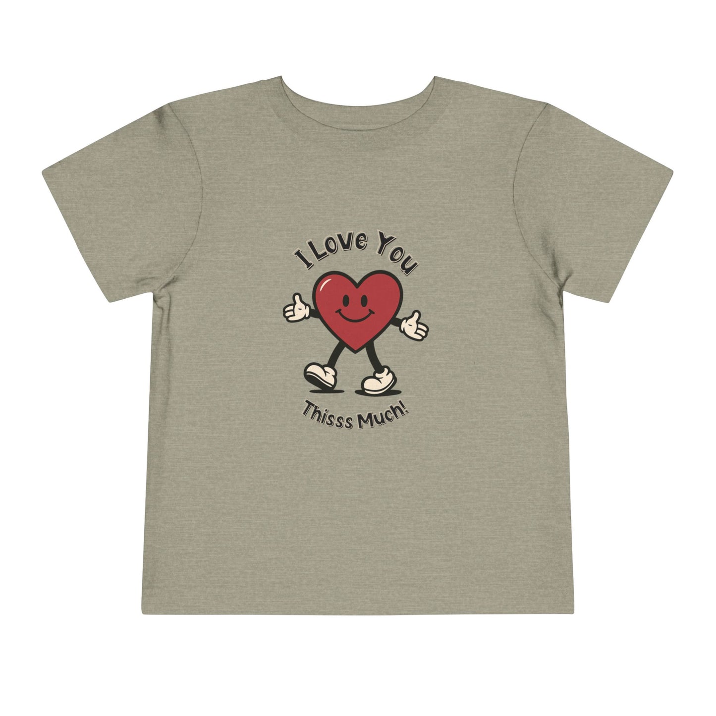 I Love You - Unisex Toddler/Kids - Front Print on Light & Dark Tees👕