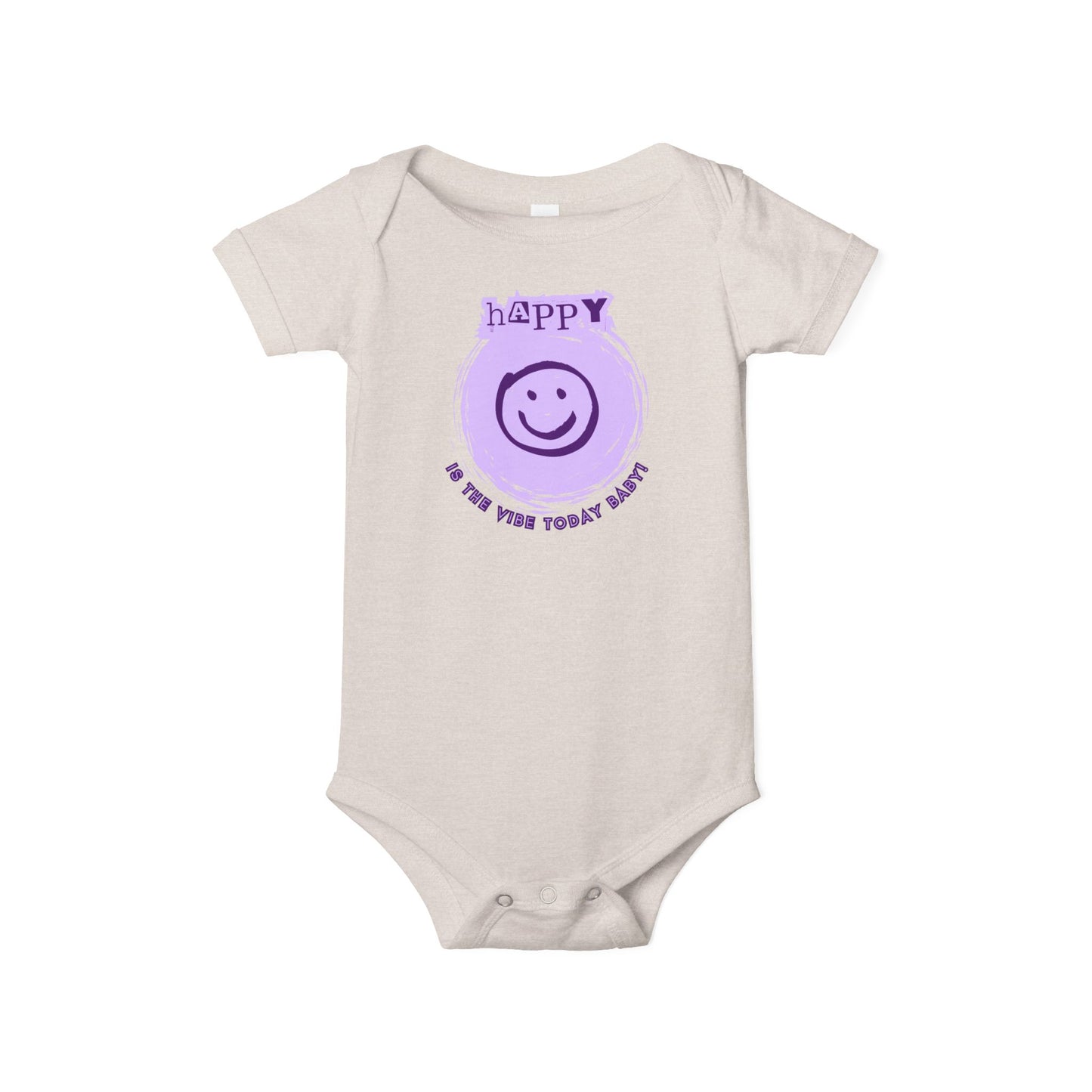 Happy Is The Vibe - Unisex Baby - on Light & Dark Onsies👕