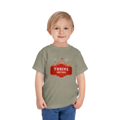 Thrive Amid Chaos - Unisex Toddler/Kid - Front  Print on Light & Dark Tees 👕