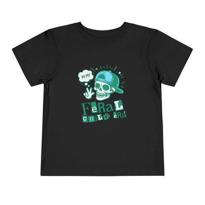 Feral Child - Unisex Toddler/Kid - Front  Print on Light & Dark Tees 👕