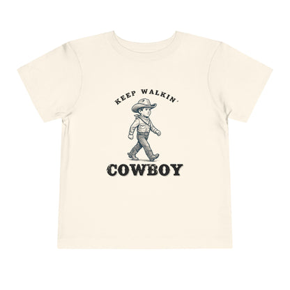 Keep Walkin Cowboy - Unisex Toddler/Kid - Front Print on Light & Dark Tees👕