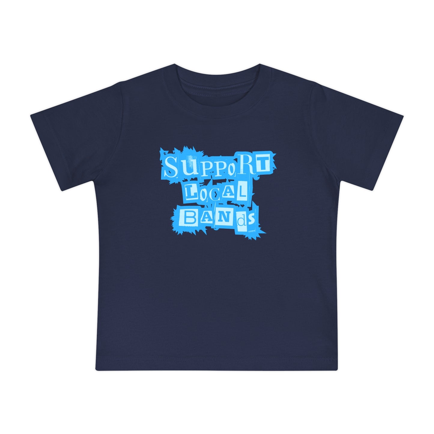 Rustic Support Local Bands - Unisex Baby/Toddler - on Light & Dark Tees👕