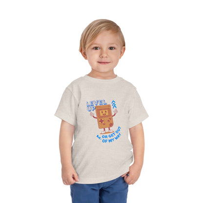 Level Up - Unisex Toddler/Kid - Front  Print on Light & Dark Tees 👕