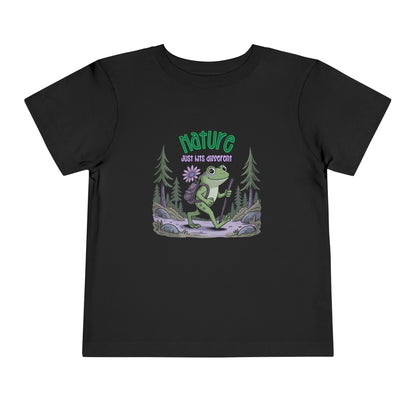 Nature Hits Different - Unisex Toddler/Kid - Front  Print on Light & Dark Tees 👕